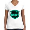 Women's Fine Jersey V-Neck Tee Women's Fine Jersey V-Neck Tee Thumbnail