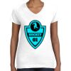Women's Fine Jersey V-Neck Tee Women's Fine Jersey V-Neck Tee Thumbnail