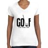 Women's Fine Jersey V-Neck Tee Women's Fine Jersey V-Neck Tee Thumbnail