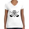Women's Fine Jersey V-Neck Tee Women's Fine Jersey V-Neck Tee Thumbnail