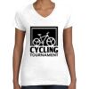 Women's Fine Jersey V-Neck Tee Women's Fine Jersey V-Neck Tee Thumbnail