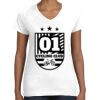Women's Fine Jersey V-Neck Tee Women's Fine Jersey V-Neck Tee Thumbnail
