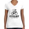 Women's Fine Jersey V-Neck Tee Women's Fine Jersey V-Neck Tee Thumbnail