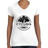 Women's Fine Jersey V-Neck Tee Women's Fine Jersey V-Neck Tee Thumbnail