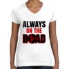 Women's Fine Jersey V-Neck Tee Women's Fine Jersey V-Neck Tee Thumbnail