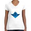 Women's Fine Jersey V-Neck Tee Women's Fine Jersey V-Neck Tee Thumbnail