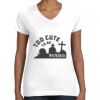 Women's Fine Jersey V-Neck Tee Women's Fine Jersey V-Neck Tee Thumbnail