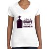 Women's Fine Jersey V-Neck Tee Women's Fine Jersey V-Neck Tee Thumbnail