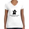 Women's Fine Jersey V-Neck Tee Women's Fine Jersey V-Neck Tee Thumbnail