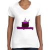 Women's Fine Jersey V-Neck Tee Women's Fine Jersey V-Neck Tee Thumbnail