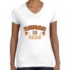 Women's Fine Jersey V-Neck Tee Women's Fine Jersey V-Neck Tee Thumbnail