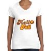 Women's Fine Jersey V-Neck Tee Women's Fine Jersey V-Neck Tee Thumbnail