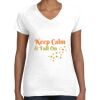 Women's Fine Jersey V-Neck Tee Women's Fine Jersey V-Neck Tee Thumbnail
