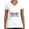 Women's Fine Jersey V-Neck Tee Women's Fine Jersey V-Neck Tee Thumbnail