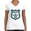 Women's Fine Jersey V-Neck Tee Women's Fine Jersey V-Neck Tee Thumbnail