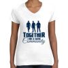 Women's Fine Jersey V-Neck Tee Women's Fine Jersey V-Neck Tee Thumbnail