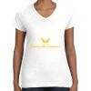 Women's Fine Jersey V-Neck Tee Women's Fine Jersey V-Neck Tee Thumbnail