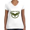 Women's Fine Jersey V-Neck Tee Women's Fine Jersey V-Neck Tee Thumbnail