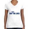 Women's Fine Jersey V-Neck Tee Women's Fine Jersey V-Neck Tee Thumbnail