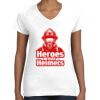 Women's Fine Jersey V-Neck Tee Women's Fine Jersey V-Neck Tee Thumbnail