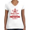Women's Fine Jersey V-Neck Tee Women's Fine Jersey V-Neck Tee Thumbnail