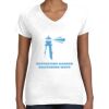 Women's Fine Jersey V-Neck Tee Women's Fine Jersey V-Neck Tee Thumbnail