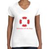 Women's Fine Jersey V-Neck Tee Women's Fine Jersey V-Neck Tee Thumbnail