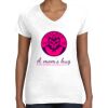 Women's Fine Jersey V-Neck Tee Women's Fine Jersey V-Neck Tee Thumbnail