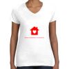 Women's Fine Jersey V-Neck Tee Women's Fine Jersey V-Neck Tee Thumbnail