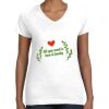 Women's Fine Jersey V-Neck Tee Women's Fine Jersey V-Neck Tee Thumbnail