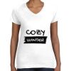 Women's Fine Jersey V-Neck Tee Women's Fine Jersey V-Neck Tee Thumbnail
