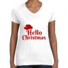 Women's Fine Jersey V-Neck Tee Women's Fine Jersey V-Neck Tee Thumbnail