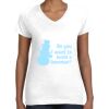 Women's Fine Jersey V-Neck Tee Women's Fine Jersey V-Neck Tee Thumbnail