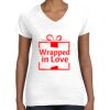 Women's Fine Jersey V-Neck Tee Women's Fine Jersey V-Neck Tee Thumbnail