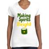 Women's Fine Jersey V-Neck Tee Women's Fine Jersey V-Neck Tee Thumbnail
