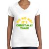Women's Fine Jersey V-Neck Tee Women's Fine Jersey V-Neck Tee Thumbnail