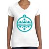 Women's Fine Jersey V-Neck Tee Women's Fine Jersey V-Neck Tee Thumbnail