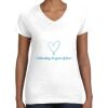 Women's Fine Jersey V-Neck Tee Women's Fine Jersey V-Neck Tee Thumbnail
