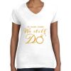 Women's Fine Jersey V-Neck Tee Women's Fine Jersey V-Neck Tee Thumbnail