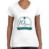 Women's Fine Jersey V-Neck Tee Women's Fine Jersey V-Neck Tee Thumbnail