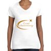 Women's Fine Jersey V-Neck Tee Women's Fine Jersey V-Neck Tee Thumbnail