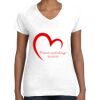 Women's Fine Jersey V-Neck Tee Women's Fine Jersey V-Neck Tee Thumbnail