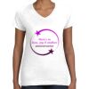 Women's Fine Jersey V-Neck Tee Women's Fine Jersey V-Neck Tee Thumbnail
