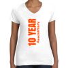 Women's Fine Jersey V-Neck Tee Women's Fine Jersey V-Neck Tee Thumbnail