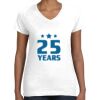 Women's Fine Jersey V-Neck Tee Women's Fine Jersey V-Neck Tee Thumbnail