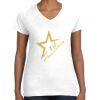 Women's Fine Jersey V-Neck Tee Women's Fine Jersey V-Neck Tee Thumbnail