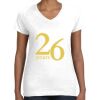 Women's Fine Jersey V-Neck Tee Women's Fine Jersey V-Neck Tee Thumbnail