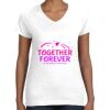 Women's Fine Jersey V-Neck Tee Women's Fine Jersey V-Neck Tee Thumbnail