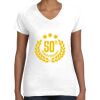 Women's Fine Jersey V-Neck Tee Women's Fine Jersey V-Neck Tee Thumbnail