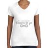 Women's Fine Jersey V-Neck Tee Women's Fine Jersey V-Neck Tee Thumbnail